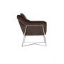 FOGGIA ARMCHAIR | BROWN FABRIC MJ11-82