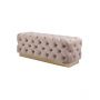 CALABRIA LONGCHAIR GOLD | TAUPE FABRIC MJ11-8
