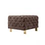 CAMPANIA  ARMCHAIR GOLD | BROWN FABRIC MJ11-82