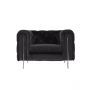 CAMPANIA ARMCHAIR | BLACK FABRIC MJ11-111