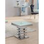MONZA BIJZETTAFEL 60*60*55CM WIT