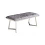 BARI RÉCAMIERE | 110X50X47 CM SILBER STOFF A41-4