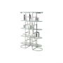 CATANIA SHELF MEUBEL | 124X49X180 CM TRANSPARENT
