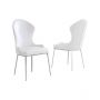 MODENA DINING CHAIR  | WHITE PU H1106-2