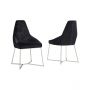 RAVENA DINING CHAIR | BLACK FABRIC A41-23