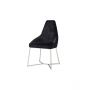 RAVENA DINING CHAIR | BLACK FABRIC A41-23