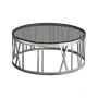 ROMA COUCHTISCH | Ø100X42 CM GRAU