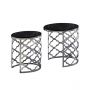 FORLI SIDE TABLE | Ø50X55CM GREY 2-PIECE