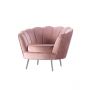 BERGAMO ARMCHAIR | PINK FABRIC VELU52A