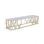 TARANTO TV STAND GOLD | 180X45X42 CM MARBLE 928
