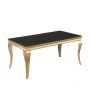 MILANO DINNER TABLE GOLD | 160X90X76 CM BLACK