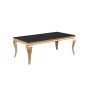 MILANO COFFEE TABLE GOLD | 130X70X45 CM BLACK