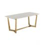 BARI EETTAFEL GOUD | 180X90X76 CM MARMER 928