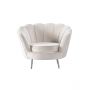 BERGAMO FAUTEUIL | CREME STOF VELU01A
