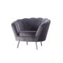 BERGAMO ARMCHAIR | GREY FABRIC VELU97A