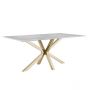TERNI TISCH GOLD | 180X100X76 CM MARMOR 928