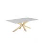 TERNI COFFEE TABLE GOLD | 130X70X42 CM MARBLE 928