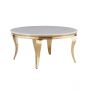 MILANO COFFEE TABLE GOLD | Ø100X42 CM MARBLE 928