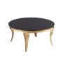 MILANO COFFEE TABLE GOLD | Ø100X42 CM BLACK
