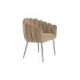 SORRENTO EETKAMERSTOEL | TAUPE STOF MJ11-8