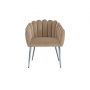 SORRENTO EETKAMERSTOEL | TAUPE STOF MJ11-8