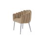SORRENTO EETKAMERSTOEL | TAUPE STOF MJ11-8