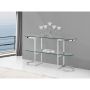 CATANIA CONSOLETAFEL | 150X45X80 CM TRANSPARANT