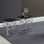 FORLI BEISTELLTISCH | Ø50X55CM GRAU 2-TEILIG