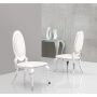 GENOVA DINING CHAIR | WHITE PU H1106-2