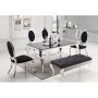 MILANO DINNER TABLE | 160X90X76 CM BLACK
