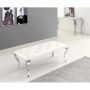 MILANO UZANMA KOLTUGU | 110X50X47 CM BEYAZ PU H1106-2